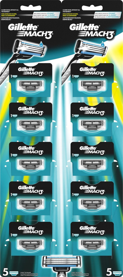 Koka zëvendsuese rroje Gillette Mach3, 3 tehe, 10 copë