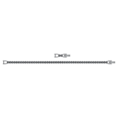 Byzylyk për femra Swarovski Tennis Deluxe 5514655, i hirtë