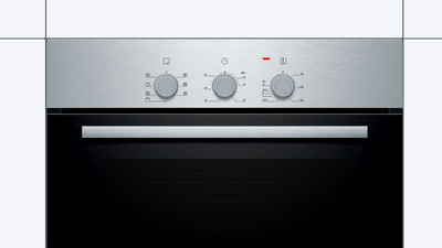 Електрична рерна Bosch Series 2 HBF011BR0, 66L, 3300W, црна со инокс