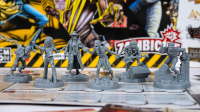 Zgjerim loje tavoline Portal Games Iron Maiden Expansion Pack Set 2, 6 miniatura Eddie, me karta dhe rregulla shtesë