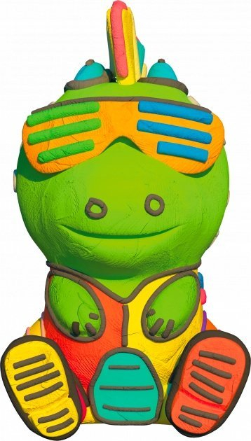 Set plasteline Moon Light Clay Pino Friend, plastelinë kërcece, 3+, shumëngjyrësh