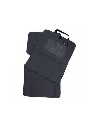 Mbrojtëse sediljeje makine BeSafe Tablet, xhep transparent, xhepa shtesë, gri