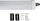 Trup drite LED V-TAC Seria G 216285, 36W, 1200mm IP65, 4000K, gri