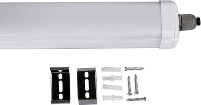 Trup drite LED V-TAC Seria G 216285, 36W, 1200mm IP65, 4000K, gri