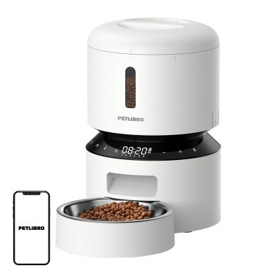 PETLIBRO Granary 3L Dispenser Ushqimi për Kafshë (I bardhë)