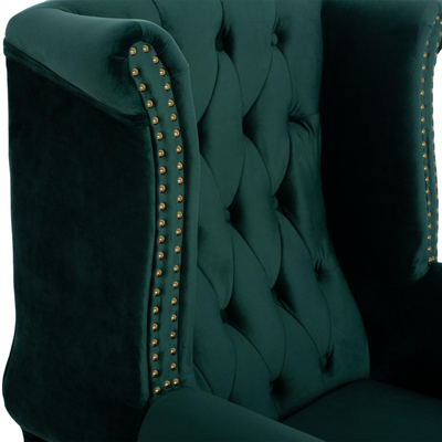 Kolltuk Polina velvet chesterfield (HM0053.03), gjelbër