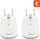 Prizë inteligjente WiFi Gosund NiteBird EP2, set 2 copa, 10A, e bardhë