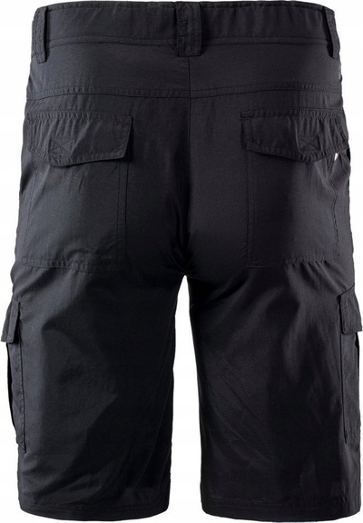 Shorce burra Hi-Tec Ibg Loop 1/2, najlon Rip Stop, me rrip, të zinj