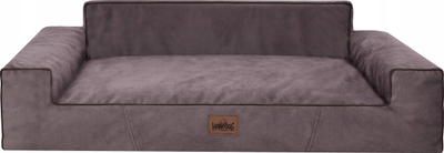 Shtrat për qentë Hobbydog Velvet Dog Bed XL, 98x66 cm, gri