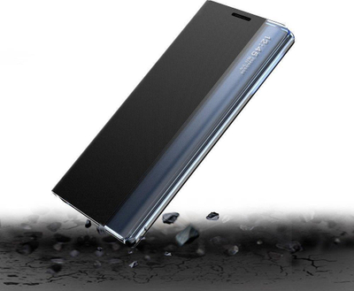 Këllëf telefoni për Samsung Galaxy A33 5G, kapak palos, bëhet si qëndër, ngjyrë e zezë