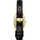 Ora femrash Lee Cooper Ginger LC08315.131, mekanizëm quartz, rrip lëkure, e zezë