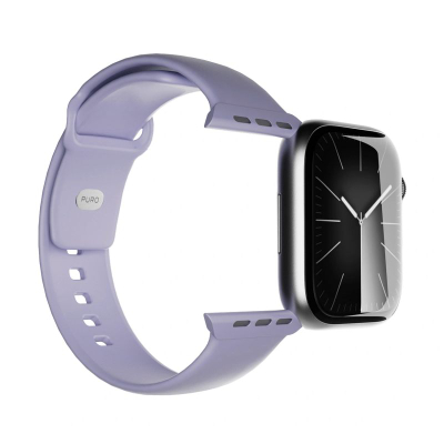 Rrip ore inteligjente Puro ICON për Apple Watch, 38-42mm, silikoni, vjollcë