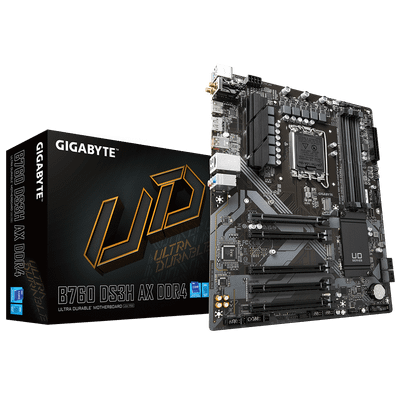 Pllakë amë Gigabyte B760 DS3H AX DDR4, LGA1700, ATX