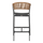 Stol bari alumini 56×58×105 cm (HM5892.01), gri