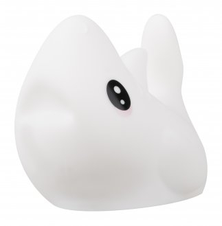 Ноќна ламба Redleaf Silly Shark, силикон BPA free, LED RGB, бела