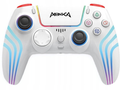 Gamepad pa kabllo Monka GT-96 Contra, për PS3 PS4 Android, me dy motora vibro, i zi