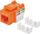 Fole rrjeti Intellinet Network Solutions Cat.5e, UTP, RJ45, portokalli