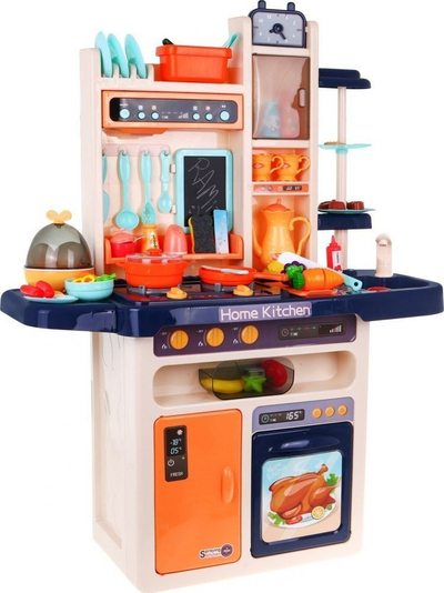 Kuzhinë lodër Bebe Good Modern Kitchen, 65 aksesorë, me ujë dhe avull, shumëngjyrëshe