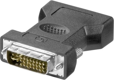 Adapter Goobay DVI në VGA, 12+5 pin, DSub, i zi
