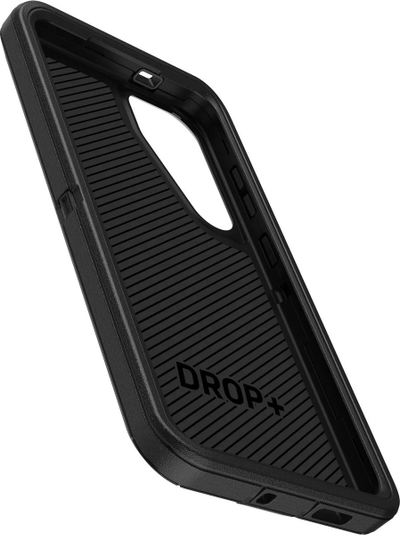 Këllëf telefoni OtterBox Defender për Galaxy S24 Plus, mbrojtje e fortë, me klips rripi, i zi
