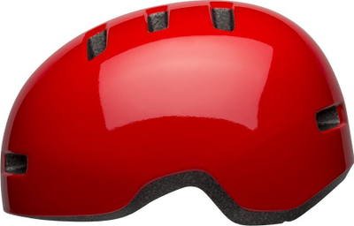 Kaskë biçiklete për kalamajt Bell Lil Ripper, In-Mold, XS 45-52 cm, e kuqe me shkëlqim