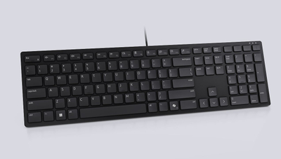 Tastierë Dell Collaboration Keyboard KB525C, me kabllo, USB C, layout estonez, e zezë
