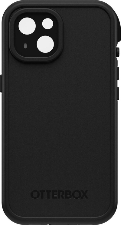 Kapak telefoni OtterBox FR Series për iPhone 15, me MagSafe, i zi