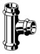Tee bakri Viega Profipress 315023, 28 x 18 x 28mm, për ujësjellës e ngrohje