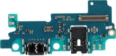 Pjesë karikimi për Samsung Galaxy A31, flex-kabllo me portë karikimi, pjesë zëvendësuese, jeshile