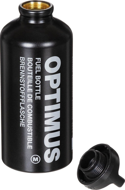 Shishe karburanti Optimus Fuel, 530 ml, me mbrojtje për kalamojt, universale