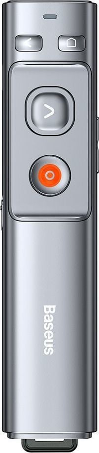 Prezantues me lazer Baseus Orange Dot, wireless, USB A C, gri