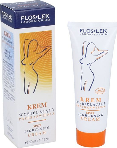 Krem zbardhues për fytyrë Floslek, 50 ml