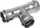 Tee presimi çelik inox Sanha NiroSan, 28mm, 3 dalje femër