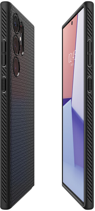 Маска Spigen Liquid Air за Samsung Galaxy S23 Ultra, црна боја