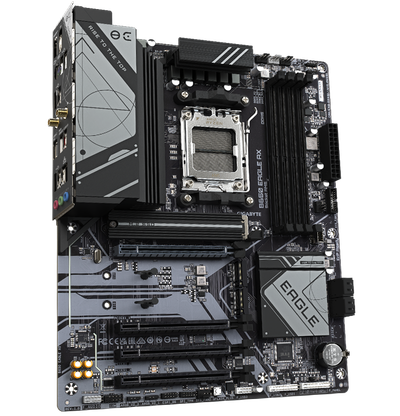 Pllakë amë Gigabyte B650 EAGLE AX, DDR5, Wi‑Fi 6E, e zezë