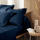 Jastëkëse Douceur d'intérieur Cotton, 63x63 cm, 100% pambuk organik, blu e errët