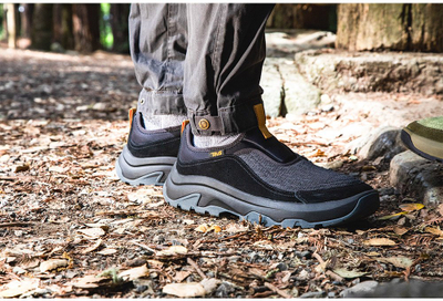 Këpucë slip on TEVA Hurricane Daybreaker, lëkurë suede, taban Spider Rubber, të zeza