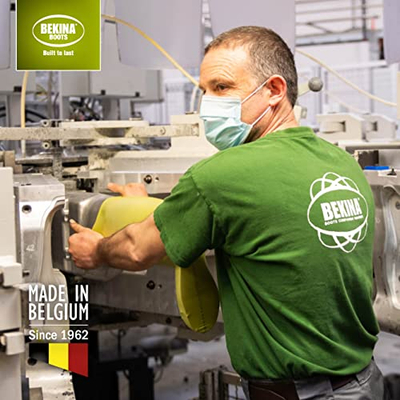 Çizme pune Bekina Steplite Easygrip, jo sigurie, kundër rrëshqitjes, jeshile e errët