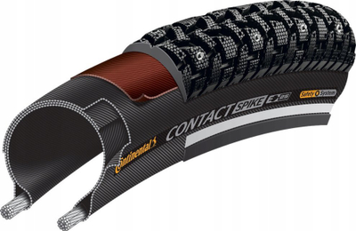 Gomë biçiklete Continental Contact Spike 120 me thumba, për trekking, e zezë