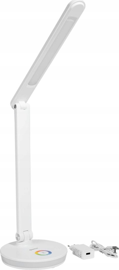 Lampë tavoline Platinet PDL400, LED 12W, portë USB, e bardhë