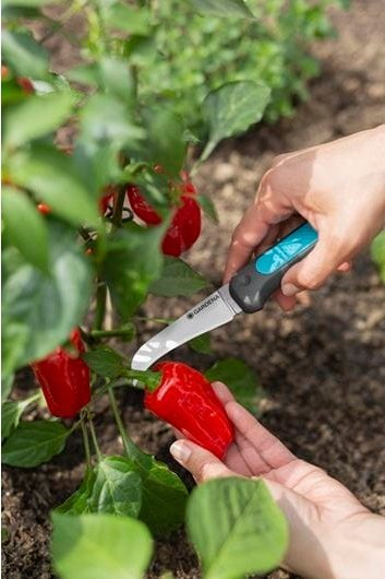 Thikë kopshti Gardena VeggieCut 12211-20, çelik inox, ergonomike, e përshtatshme për pjatalarëse