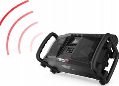 Radio pune PerfectPro ROCKBULL RB2, valë AM FM, stereo, portokalli