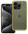 Futrollë telefoni OEM Matrix Clear për iPhone 17, transparente, anë TPU, e verdhë