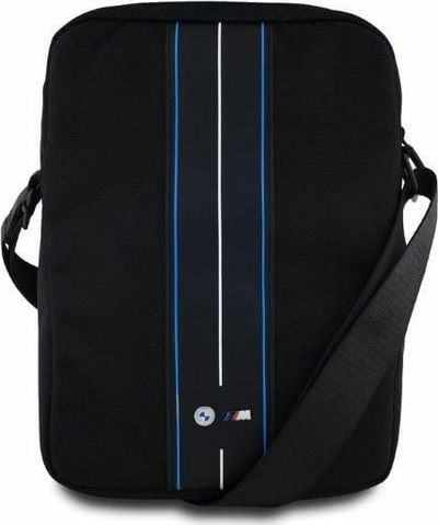 Çantë tableti BMW BMTB8COMPVSKL, për tablet deri 8\", najlon, e zezë me vija blu
