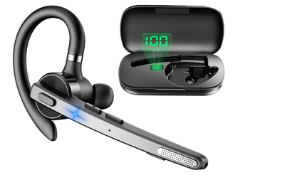 Kufje Bluetooth Axtel BT45 Hybrid, Dual Mic ENC, me kuti karikimi