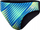 Rroba banjo për burra Speedo Allover Digital Brief, 7cm, Endurance+, blu me të zezë