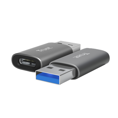 Adapter USB Calyx USB A në USB C, set 2 copë, gri