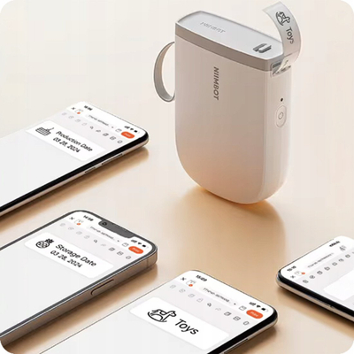 Printer etiketash Niimbot D11 H Smart, Bluetooth, me rrotull etiketash, i zi