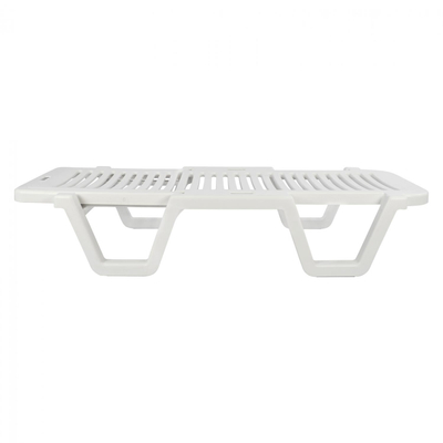 Shezllon plazhi plastik, 70×190×36