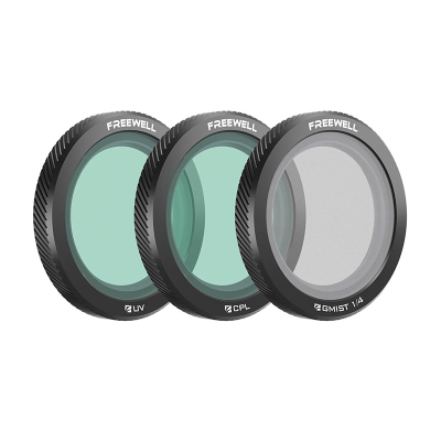 Set filtrosh Freewell Everyday DJI Neo, UV CPL Glow Mist 1/4, magnetik, i zi
